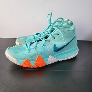 Nike Kyrie 4 IV Power Is Female Men's 11 Basketball Shoes Turquoise Orange